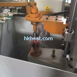 induction quenching axle by vertical quenching machine