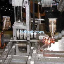 induction quenching axle heads