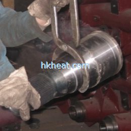 induction quenching axle shaft