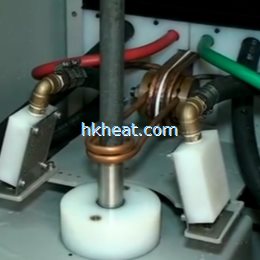 induction quenching axle (shaft) by 160kw induction heater