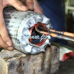 induction shrink fitting aluminum motors stators rotors