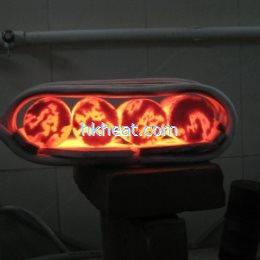 medium frequency for rod heating