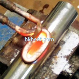 smaller diameter tube heated