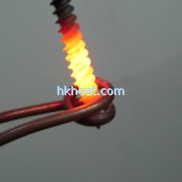 ultra-high frequency induction heating screw