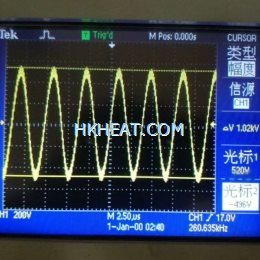 waveform of dsp induction heaters