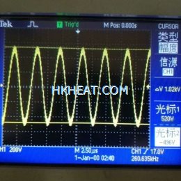 waveform of DSP induction heaters